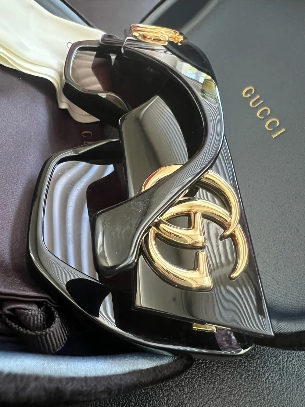 Gucci Black Cooper Sunglasses with Gradient Lenses BRAND NEW/NEVER WORN